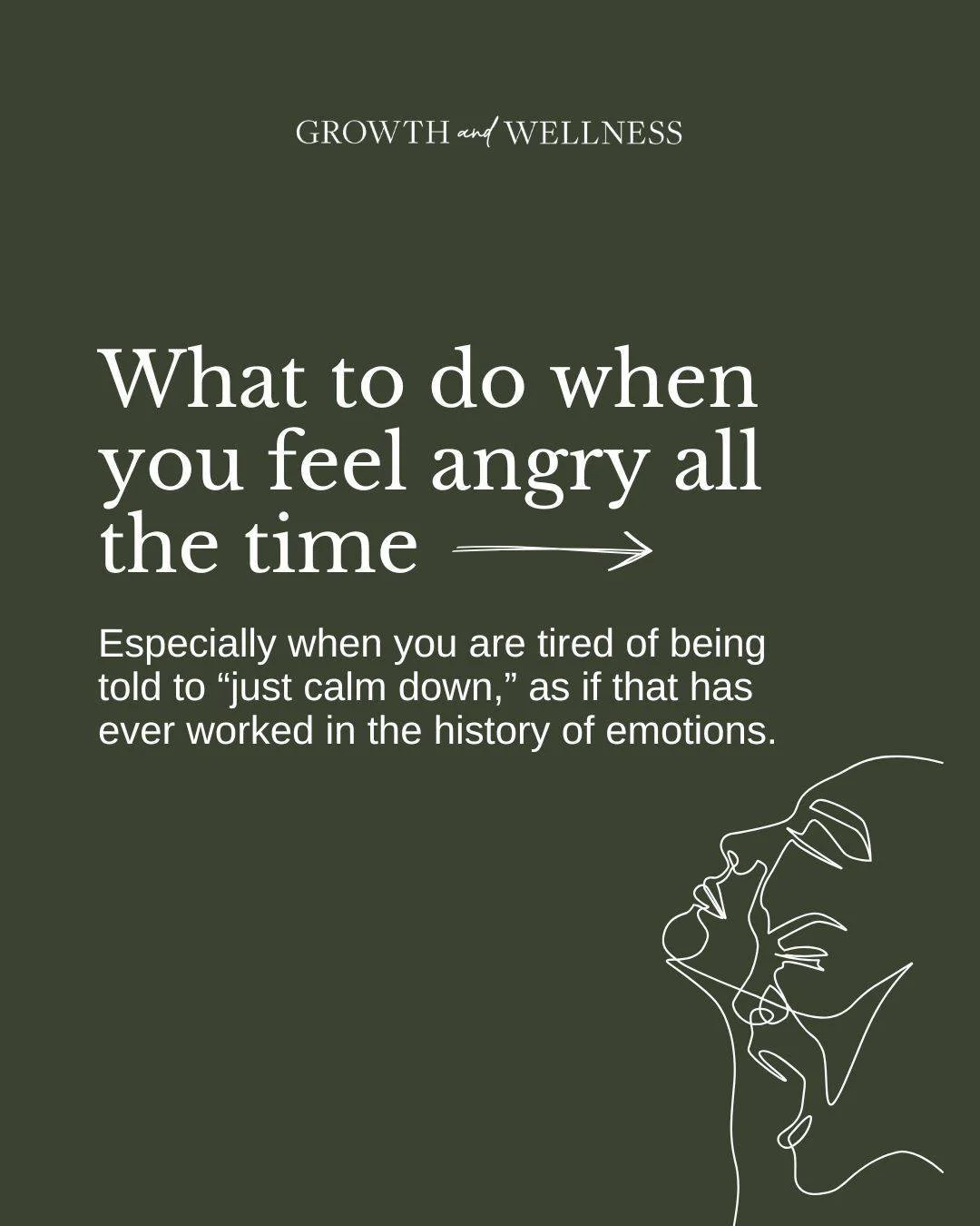 Anger is not always the problem. Sometimes it is the smoke alarm going off after you have ignored your needs, your boundaries, your body, and your capacity for too long.

The work is not to shame yourself for being angry. The work is to get curious a