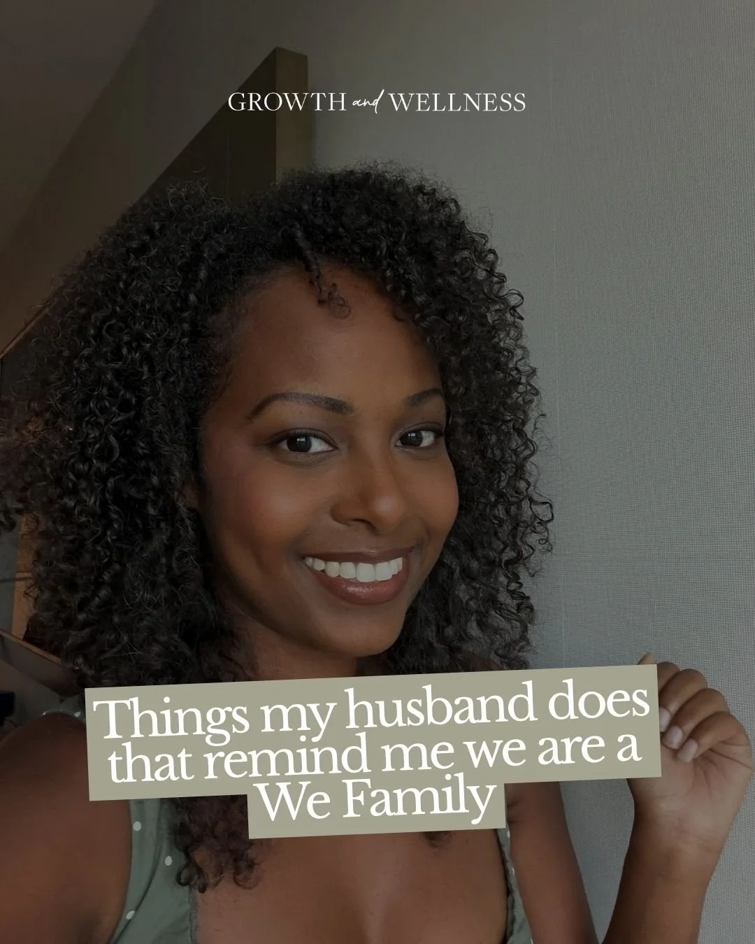 A We Family is not a perfect family.

It is not two people who never argue, never get tired, never miss each other, and somehow communicate like they just came out of a marriage retreat.

It is the quiet knowing that one person is not holding the who