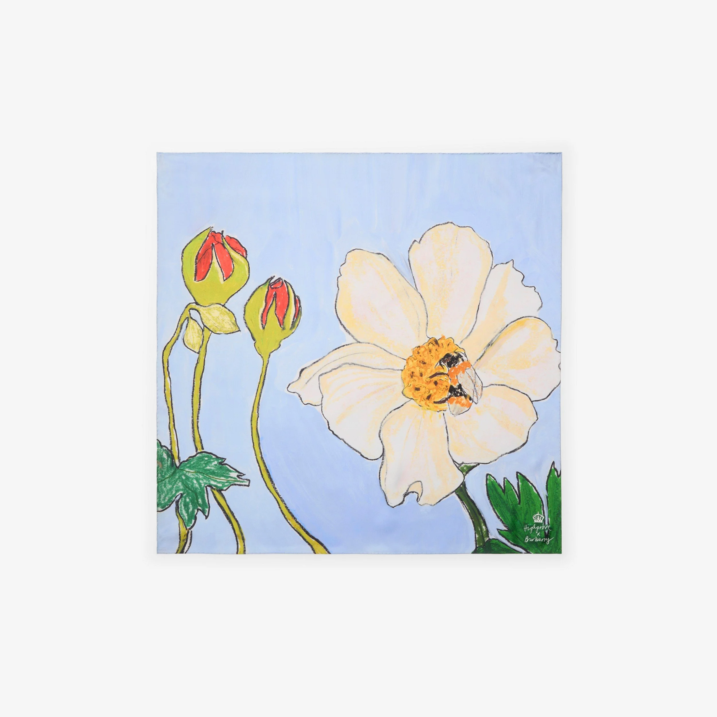 Highgrove x Burberry Honeybee Silk Scarf