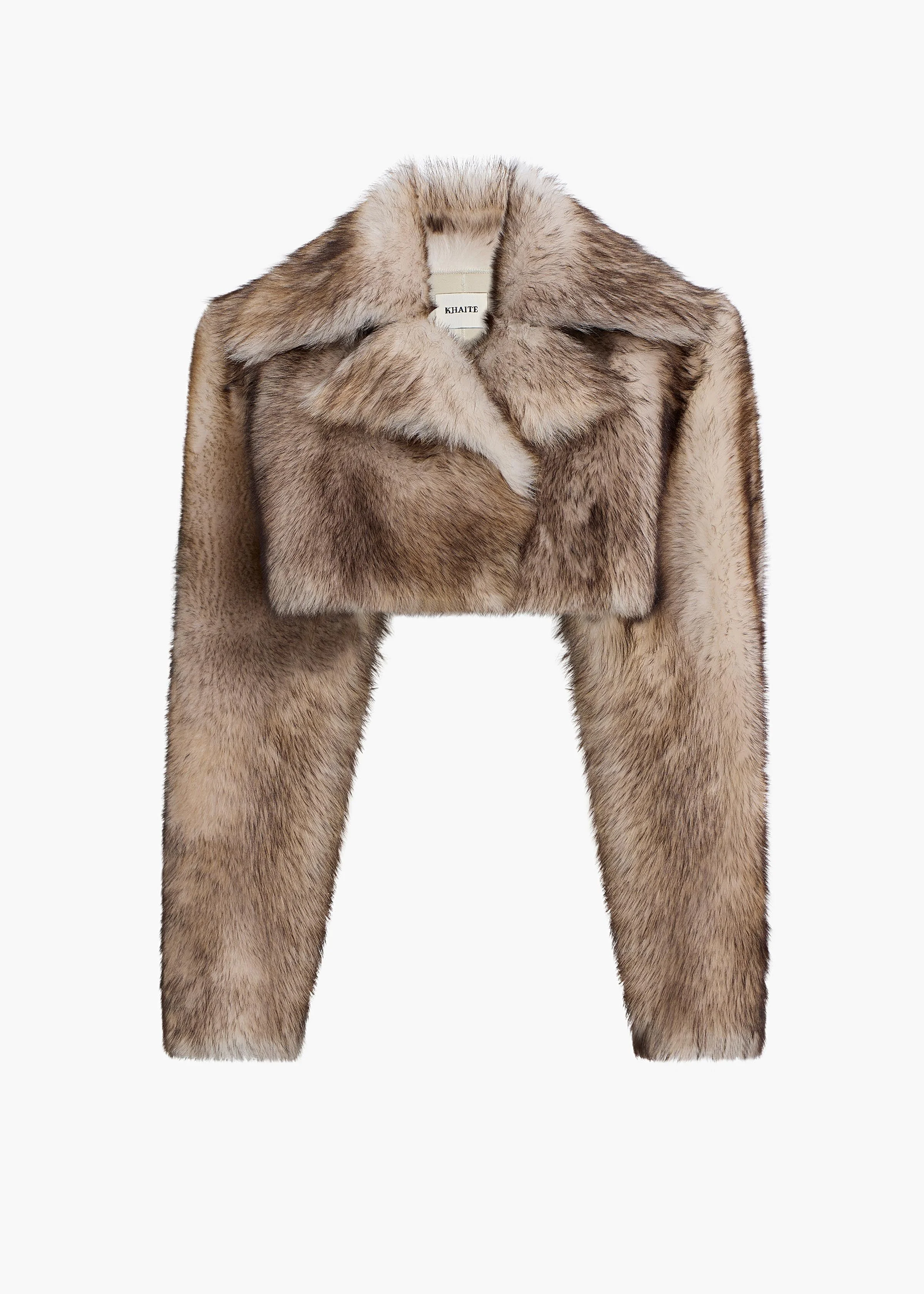 KHAITE Stallone Cropped Shearling Jacket