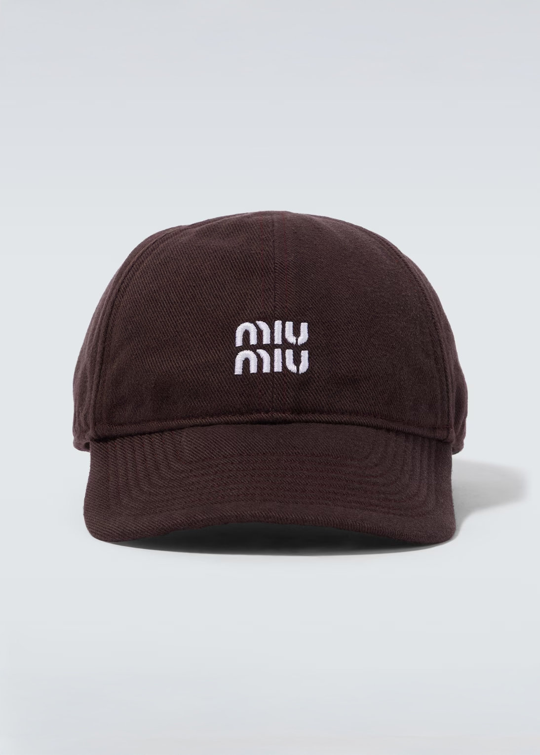 Miu Miu Baseball Cap Brown
