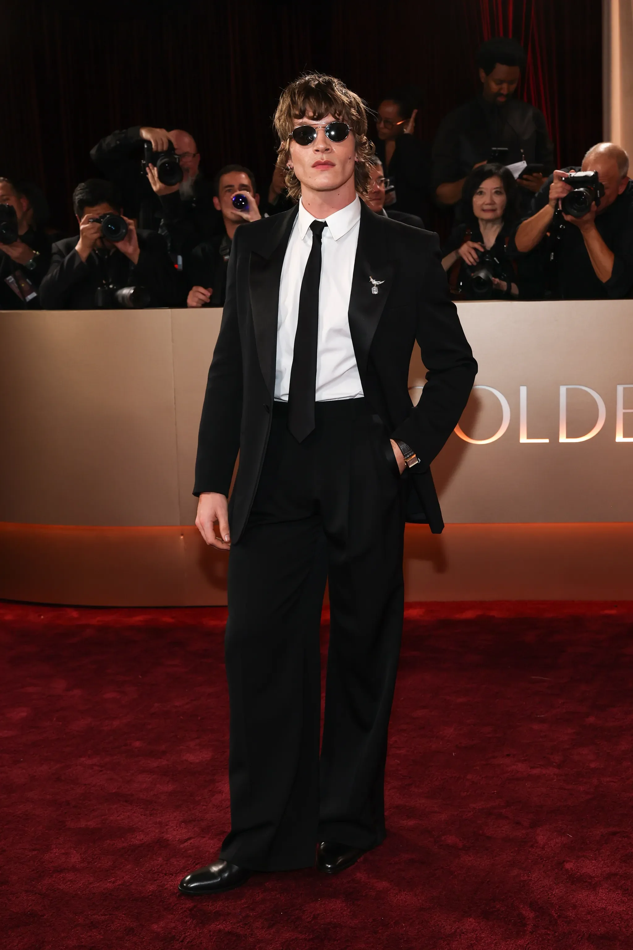 Connor Storrie in Saint Laurent