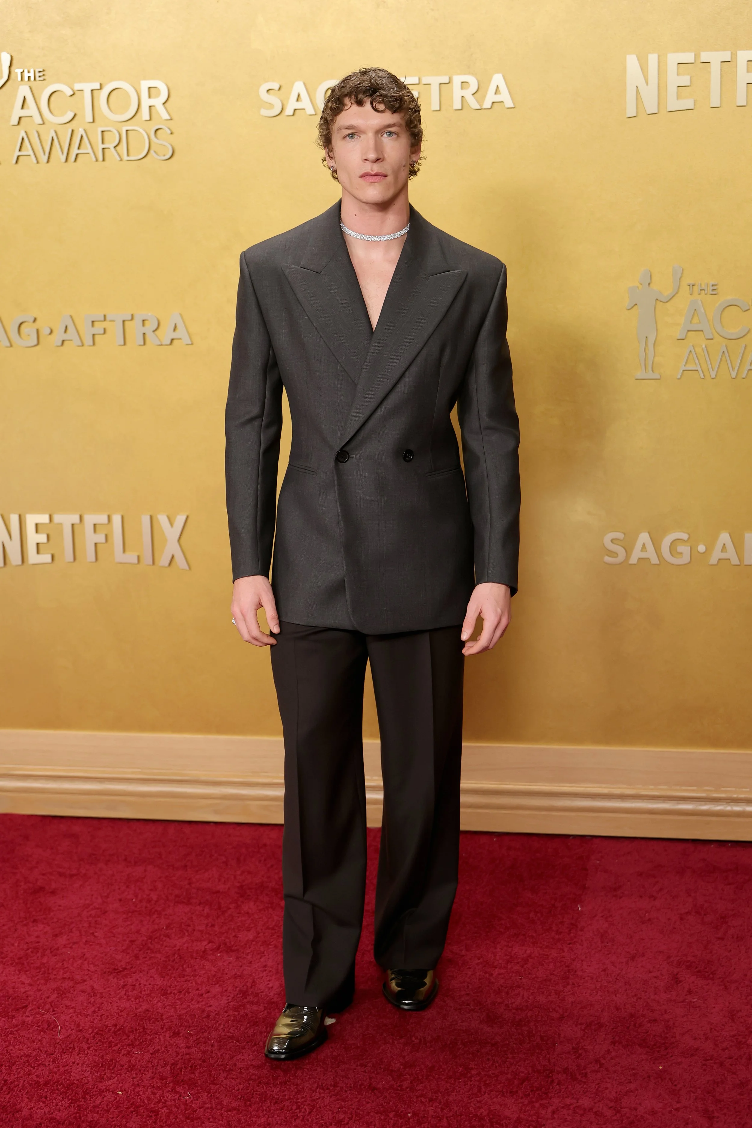 Connor Storrie in Saint Laurent