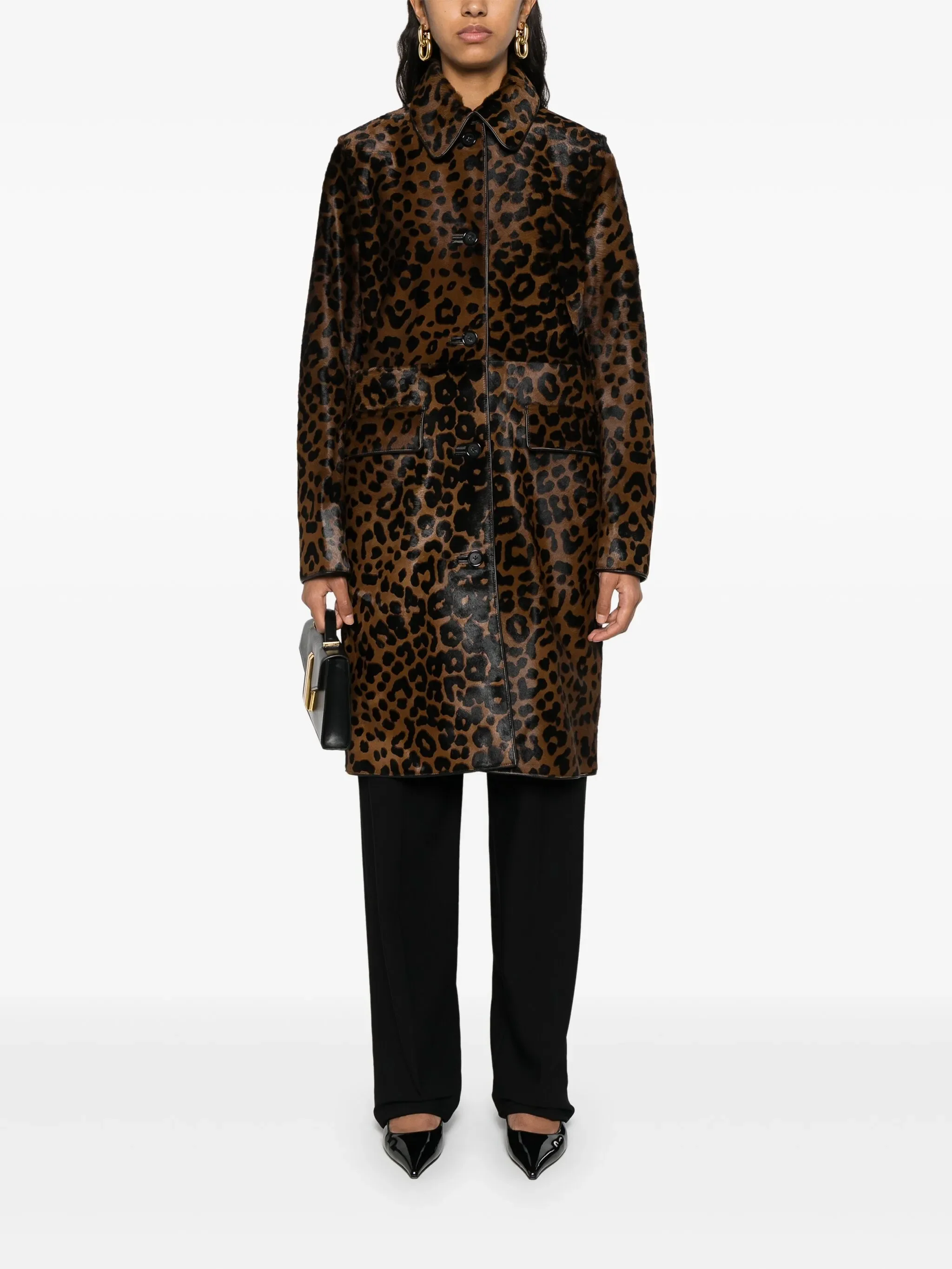 TOTEME Leopard-Print Coat