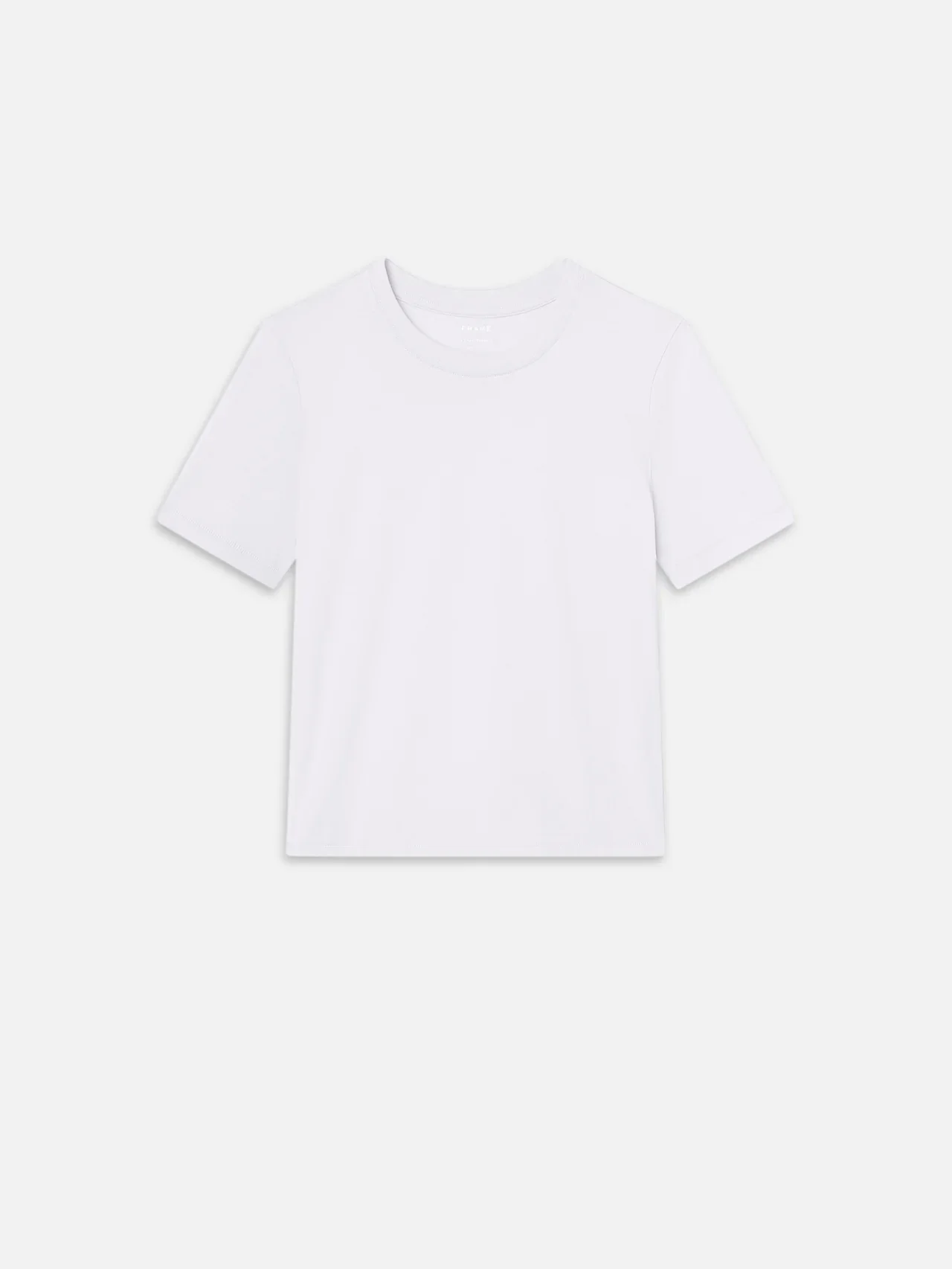 FRAME Baby Tee in White