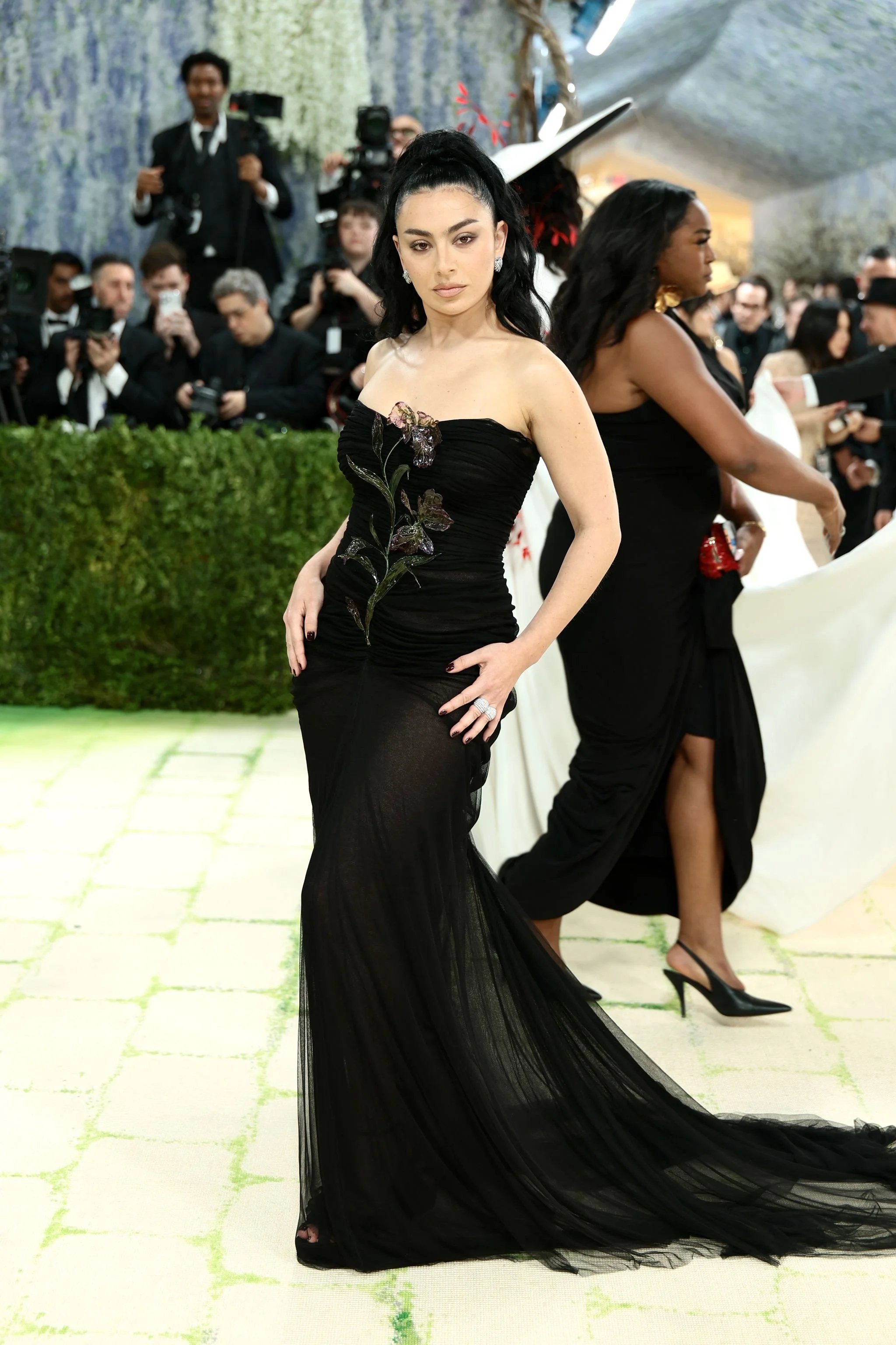 Charli XCX in Saint Laurent