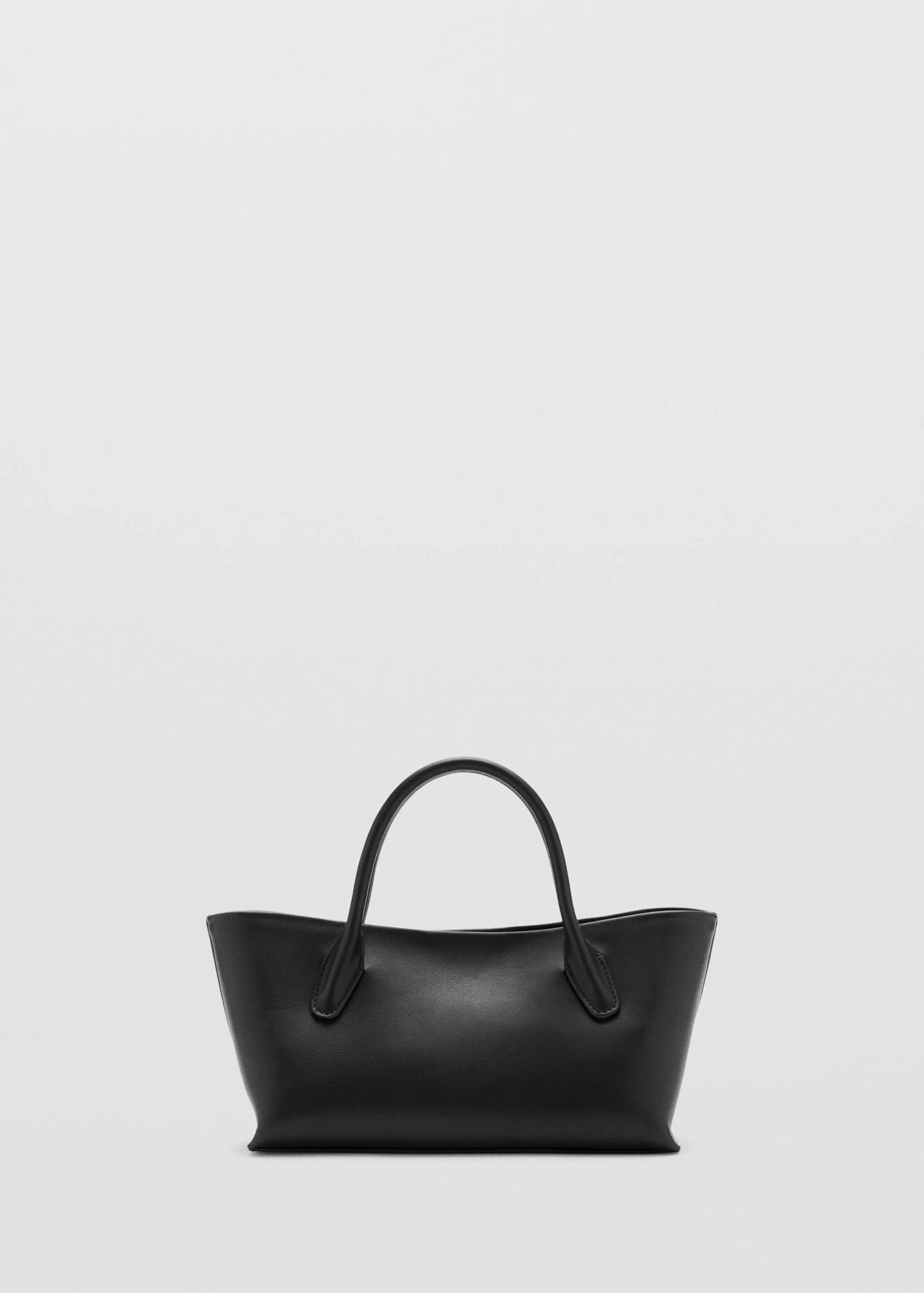 MANGO Leather Handbag
