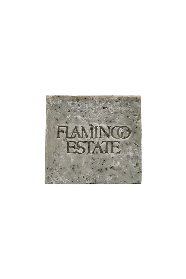 Flamingo Estate Morning Exfoliating Peppermint Soap Brick