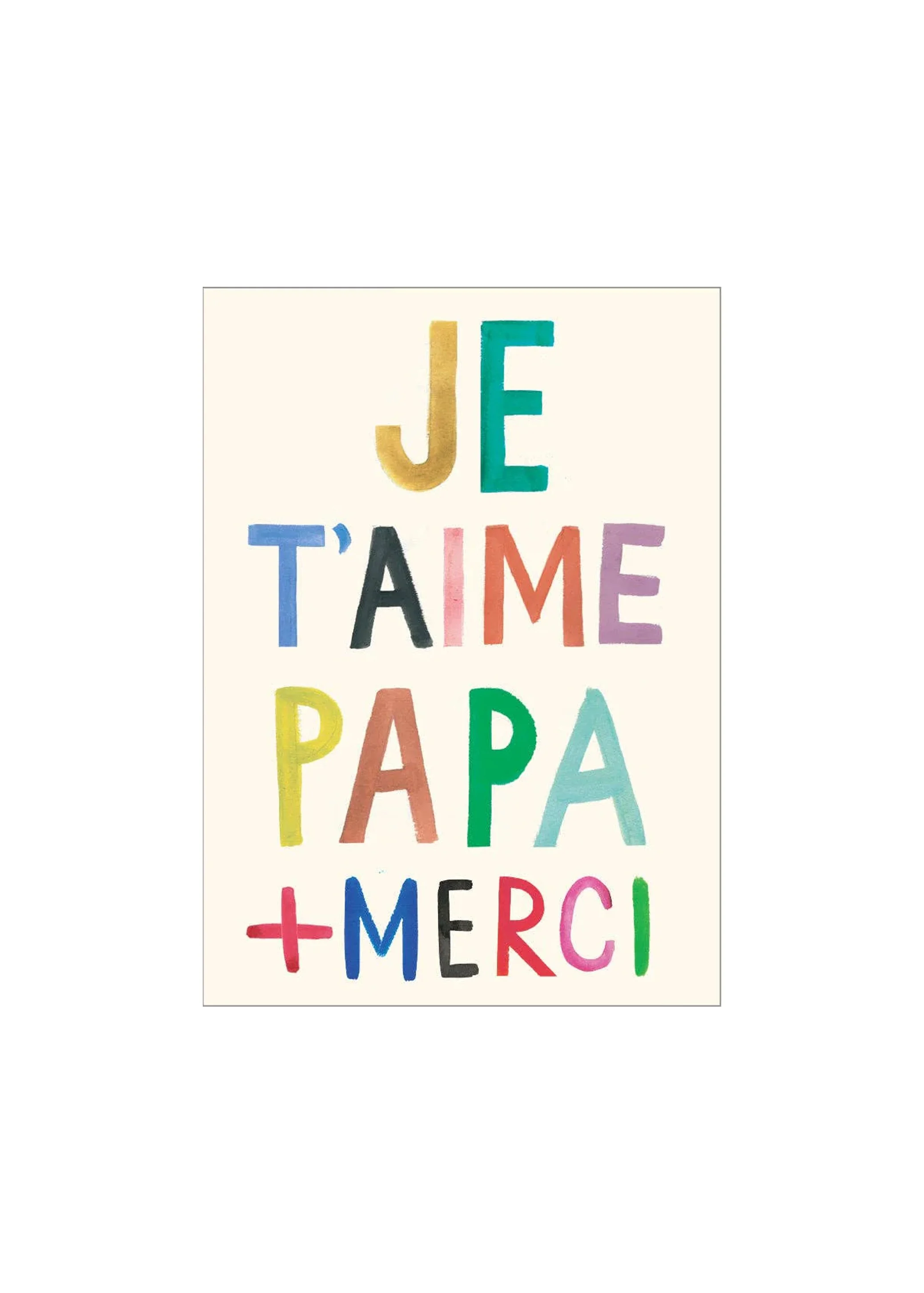 Mr. Boddington's Studio Merci Papa Card