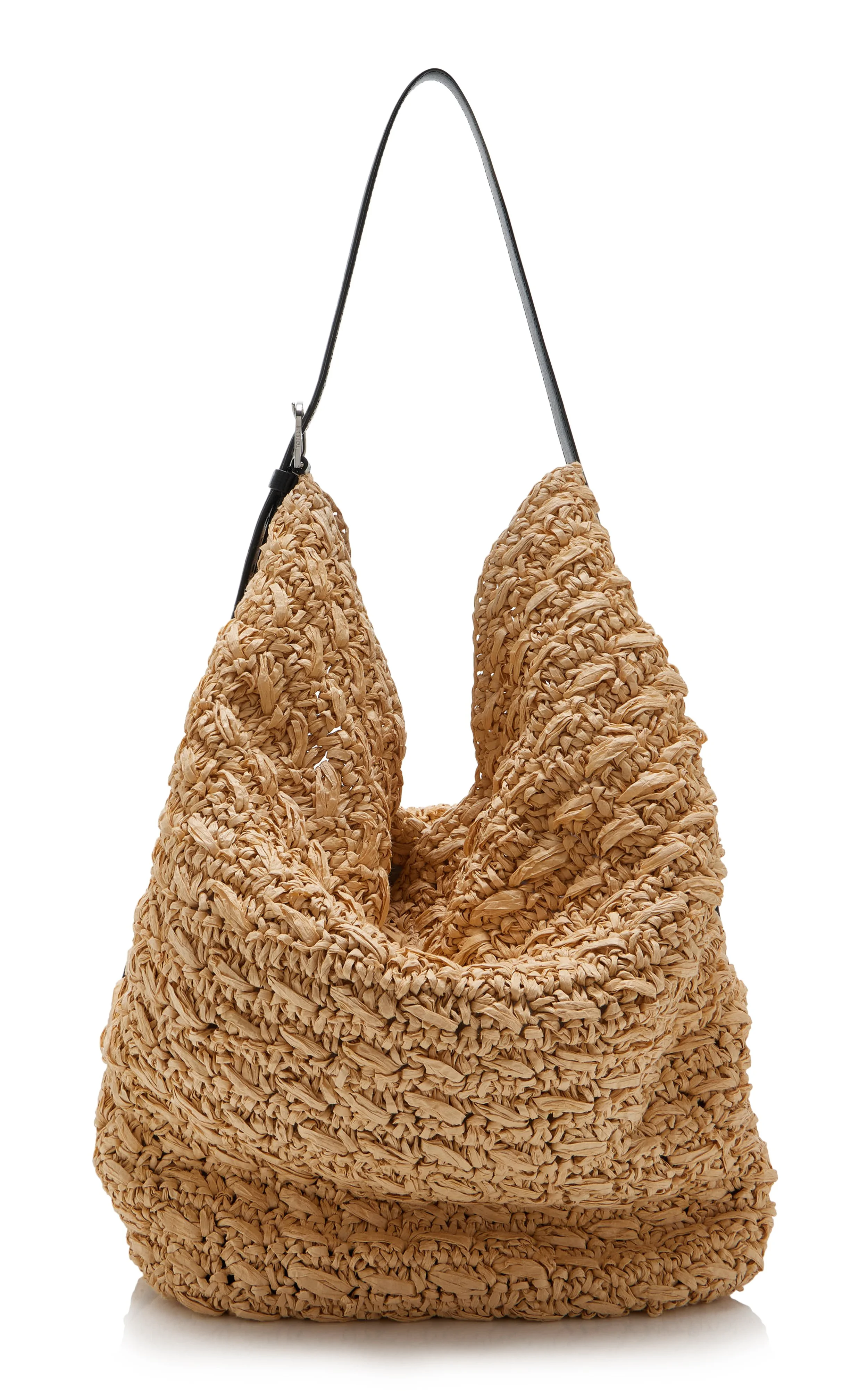 TOTEME Belted Raffia Tote
