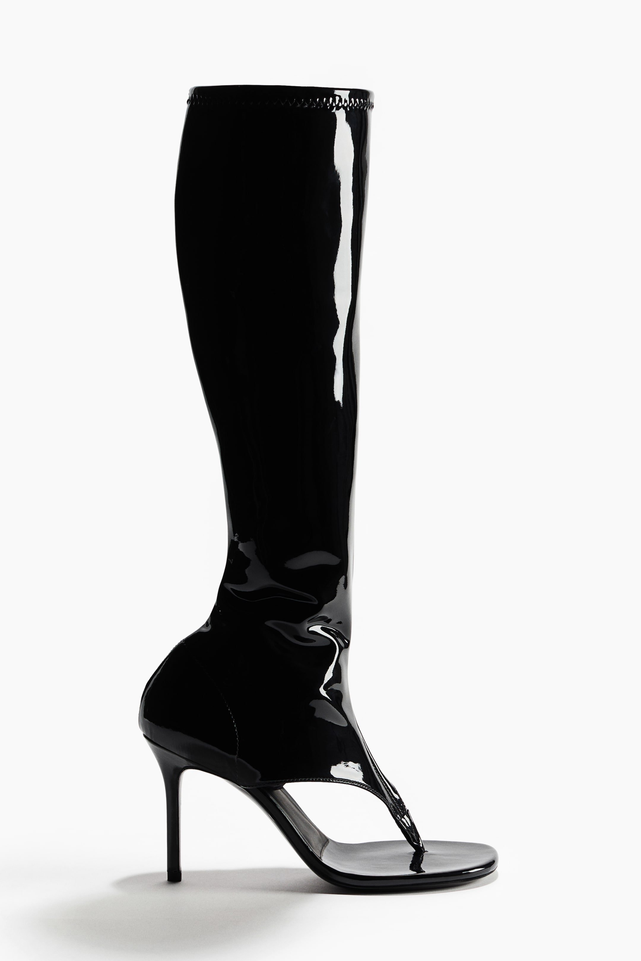 WARDROBE.NYC x H&amp;M Cutout Leather Sock Boots