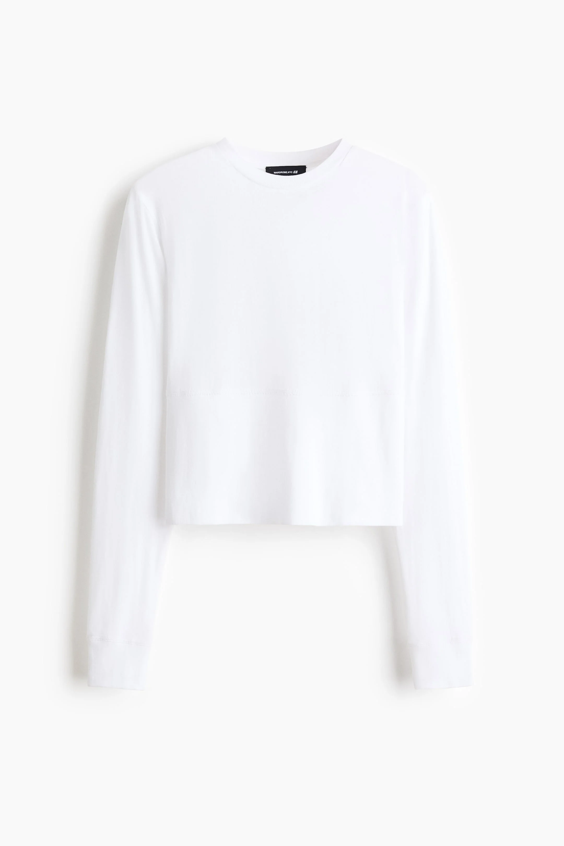 WARDROBE.NYC x H&amp;M Long-Sleeved Cotton Top
