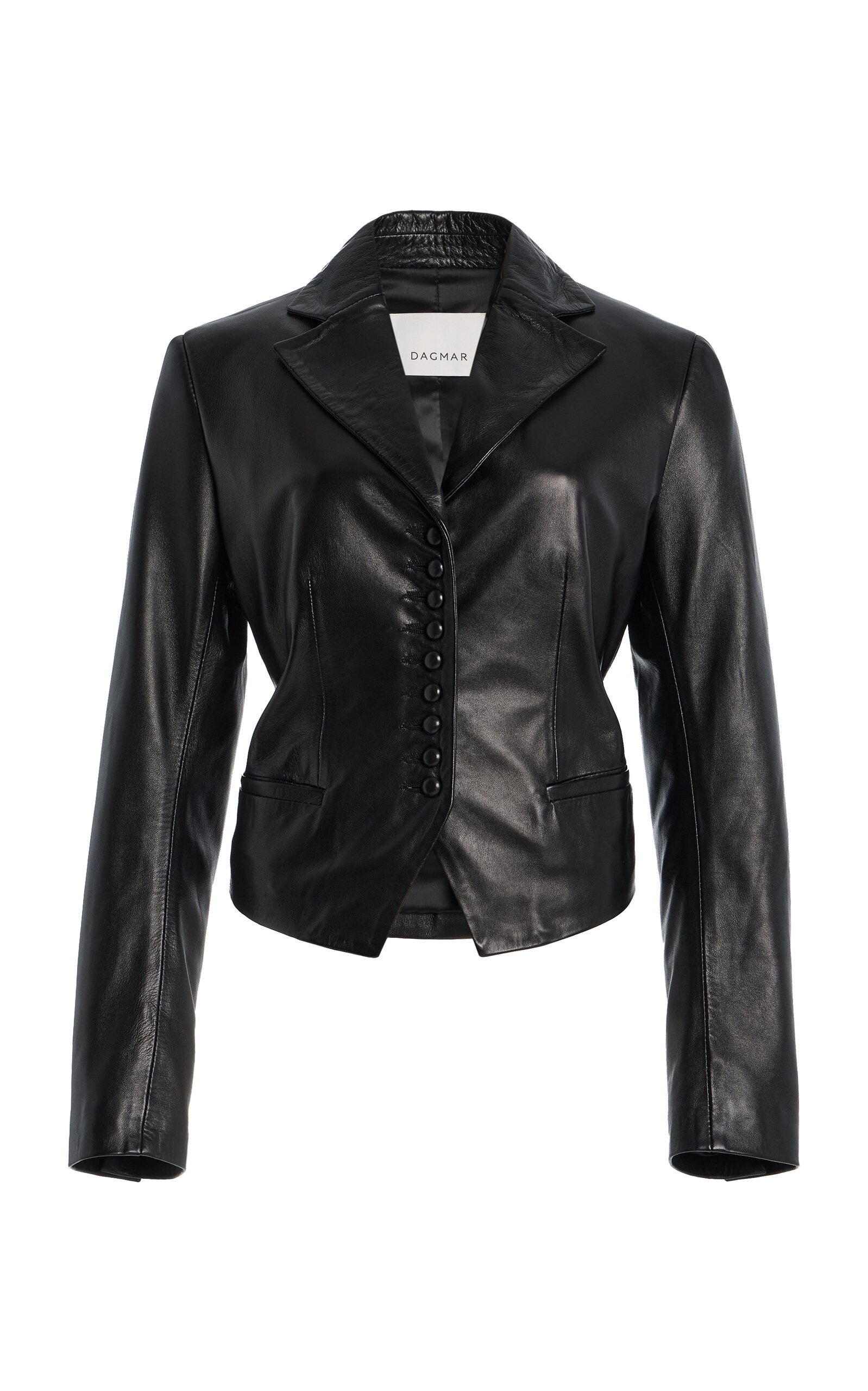 House of Dagmar Tailored Leather Blazer