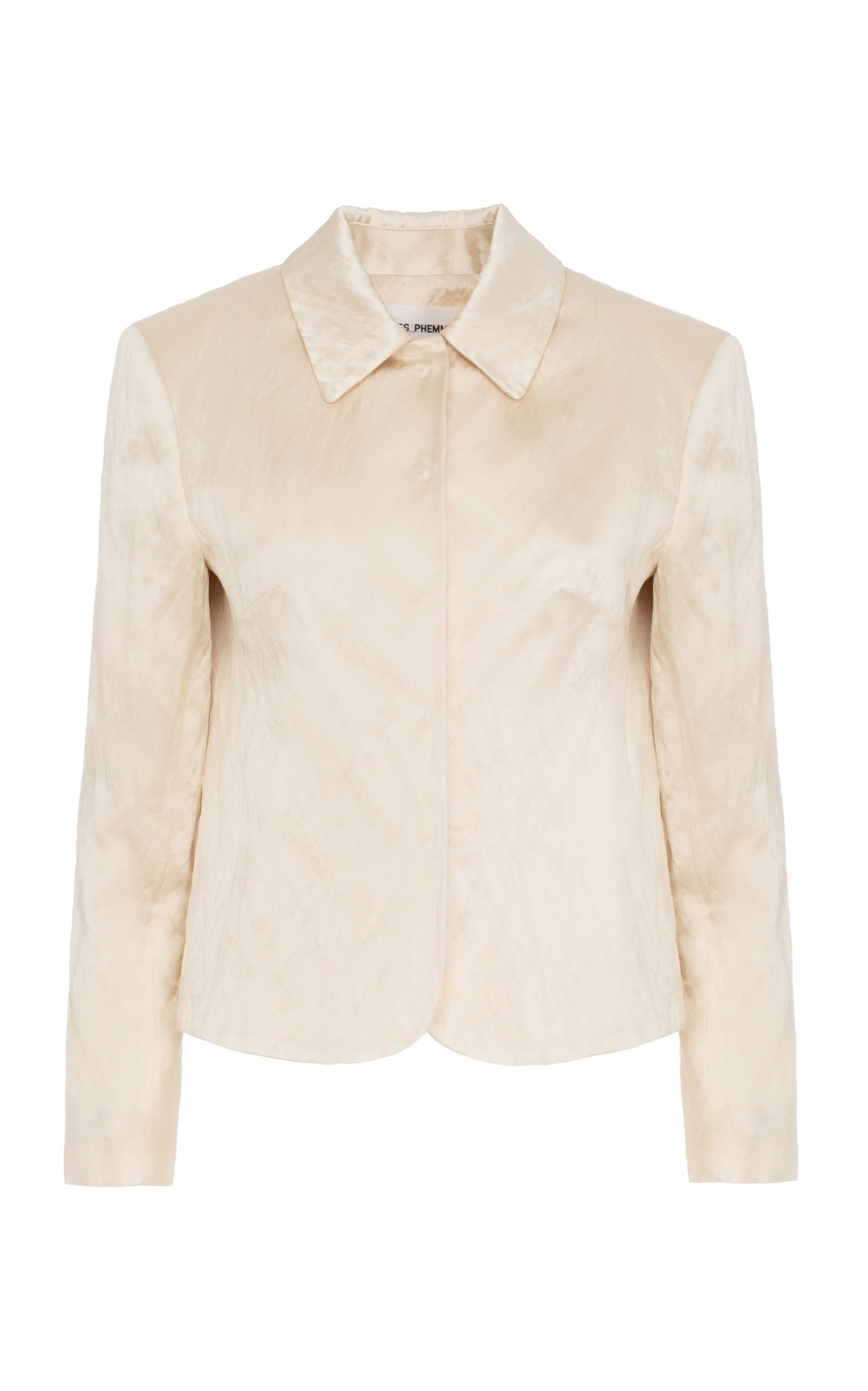 DES_PHEMMES Fitted Satin Blazer