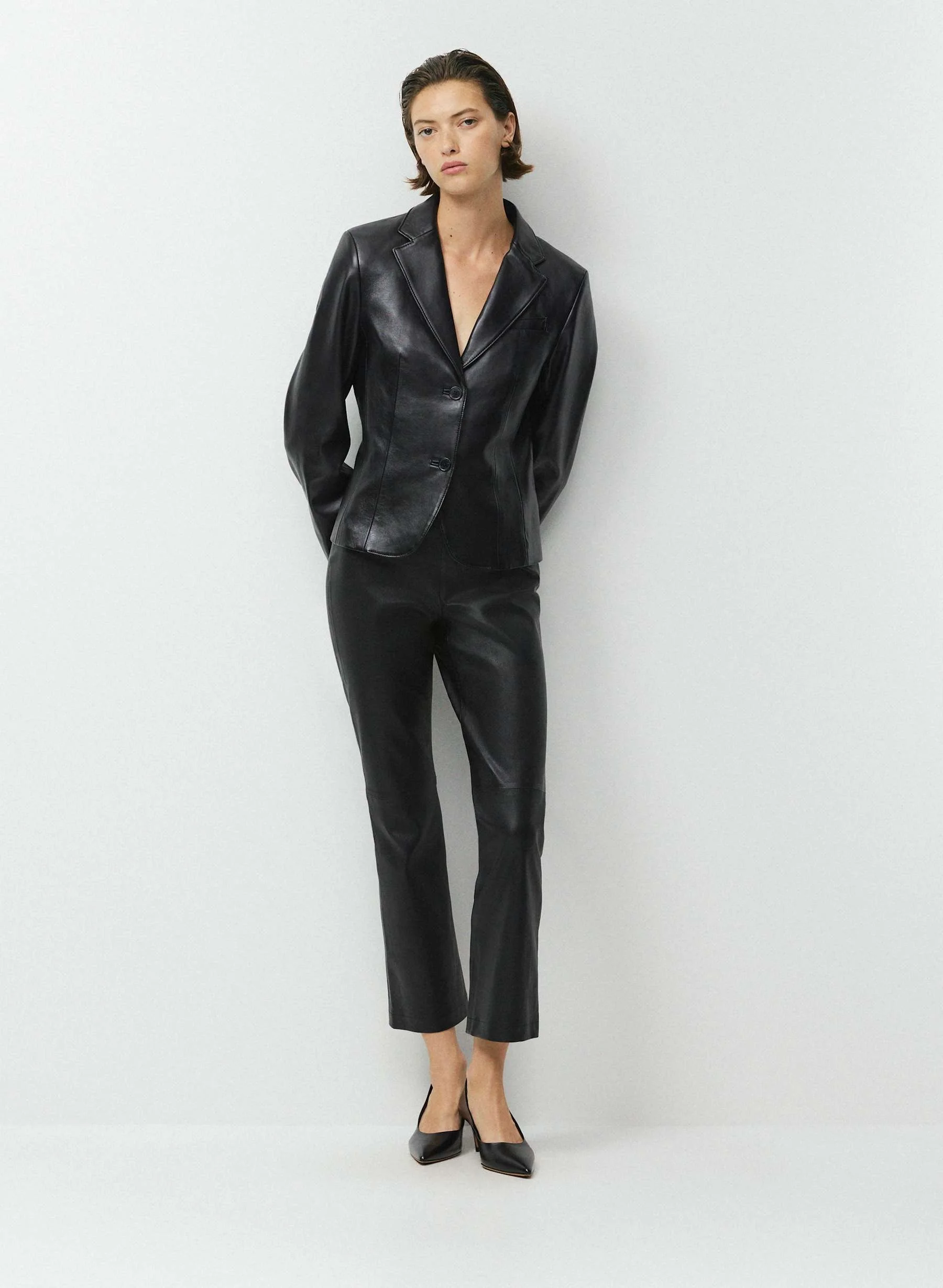 ARITZIA Gillian Blazer Leather
