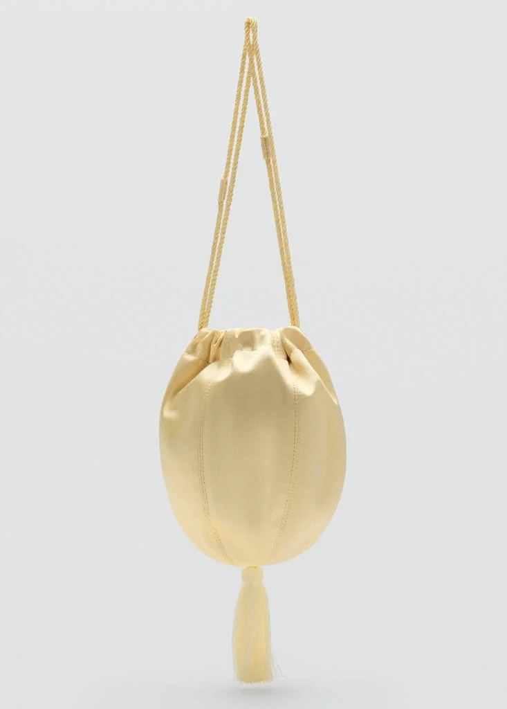 MANGO Satin Clutch