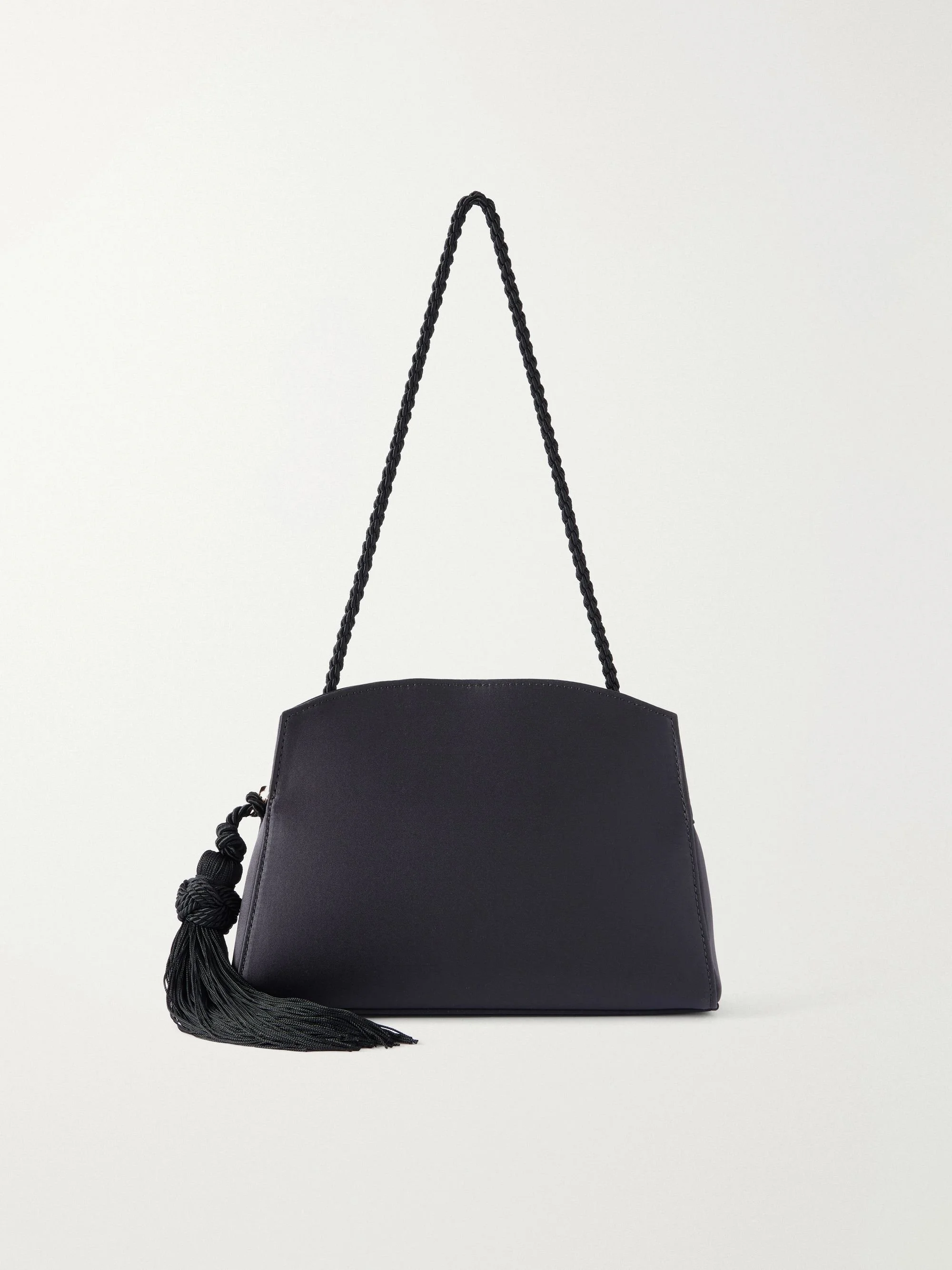 Liffner Tasseled Satin Shoulder Bag
