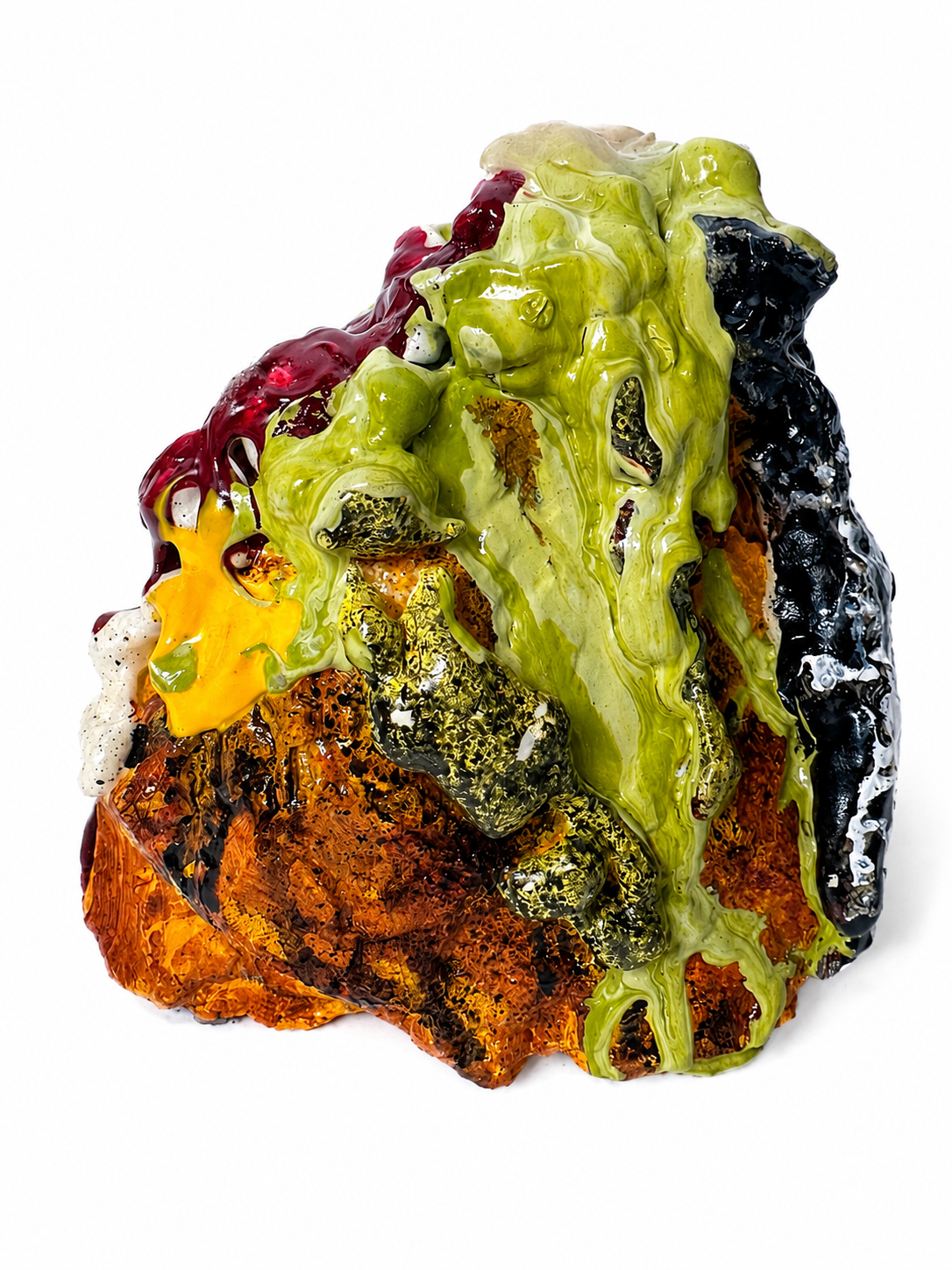 Holy Ground, Heavy Stone No.1

Holy Ground, Heavy Stone considers the weight we inherit and the sacredness we create from it. Built through layers of stone, pigment, texture, and poured material, each work holds evidence of accumulation—of memory, su