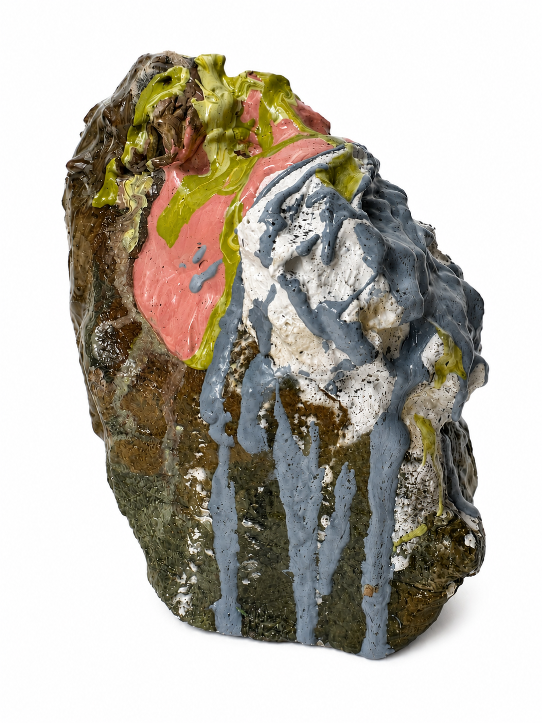 Holy Ground, Heavy Stone No.4

Holy Ground, Heavy Stone considers the weight we inherit and the sacredness we create from it. Built through layers of stone, pigment, texture, and poured material, each work holds evidence of accumulation—of memory, su