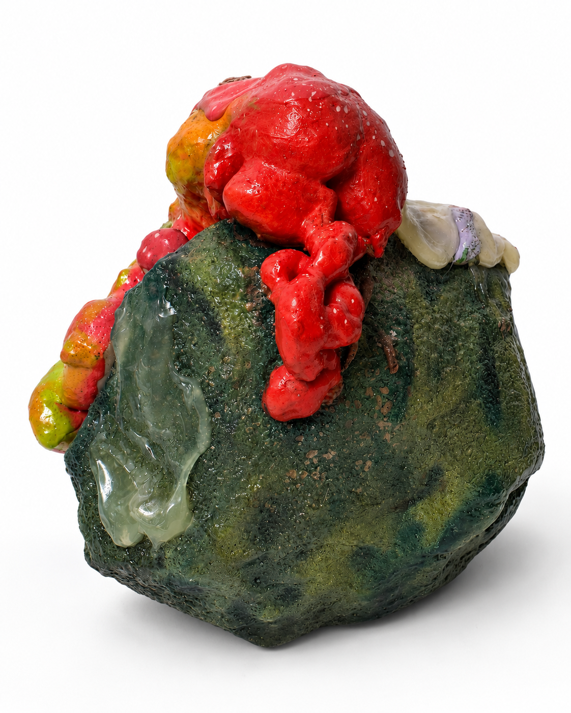 Holy Ground, Heavy Stone No.7

Holy Ground, Heavy Stone considers the weight we inherit and the sacredness we create from it. Built through layers of stone, pigment, texture, and poured material, each work holds evidence of accumulation—of memory, su