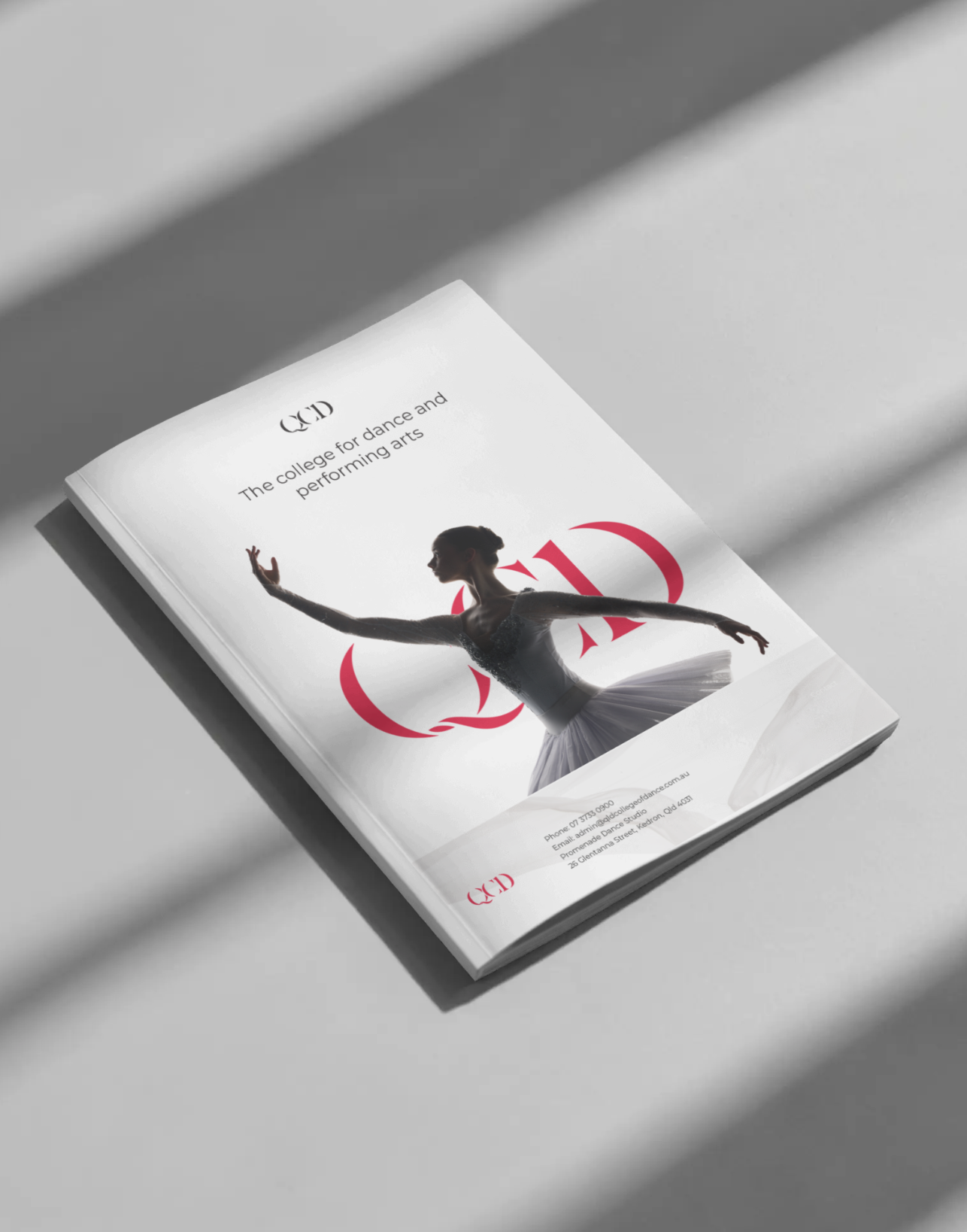 QLD College of Dance printed brand collateral