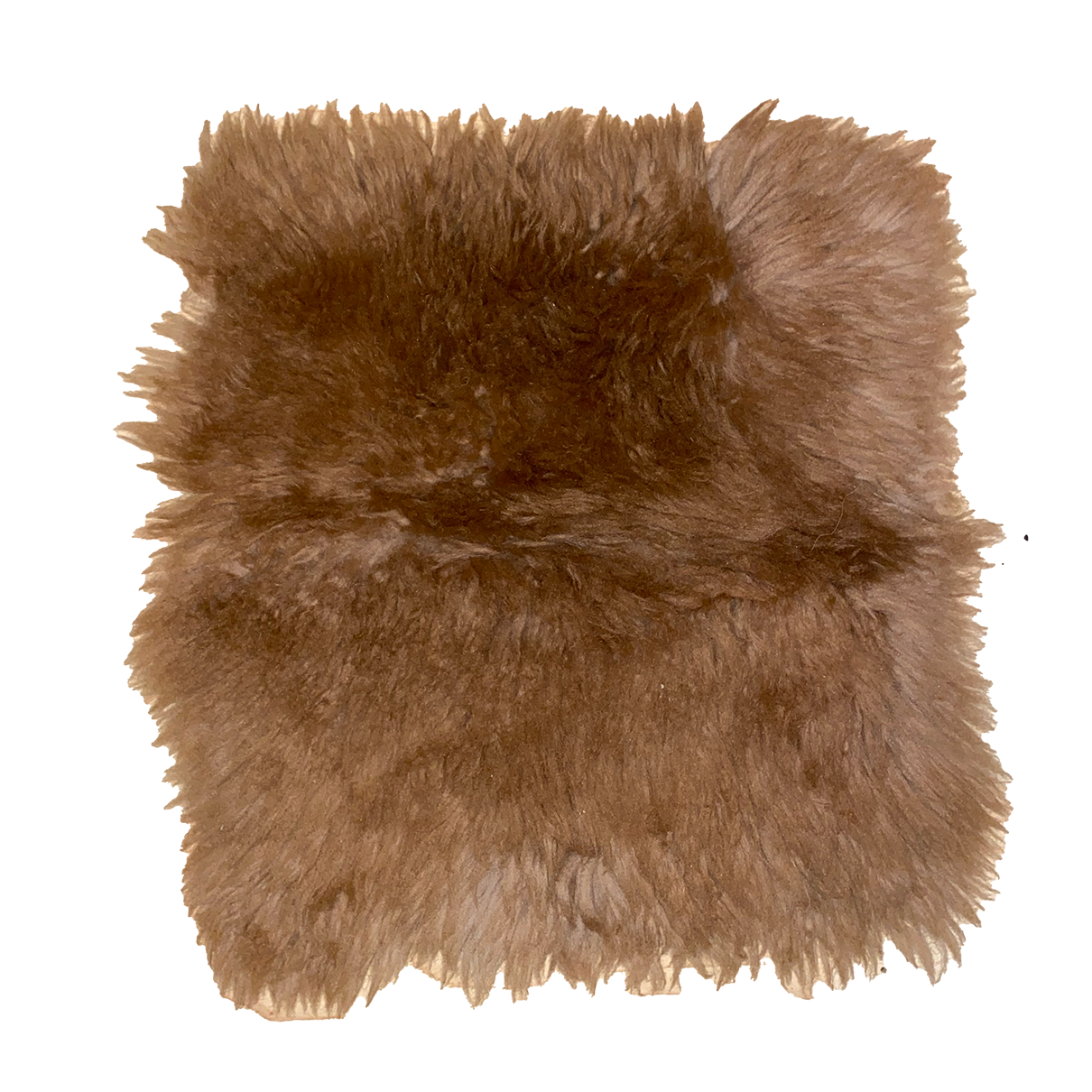 Toffee Sheepskin Square