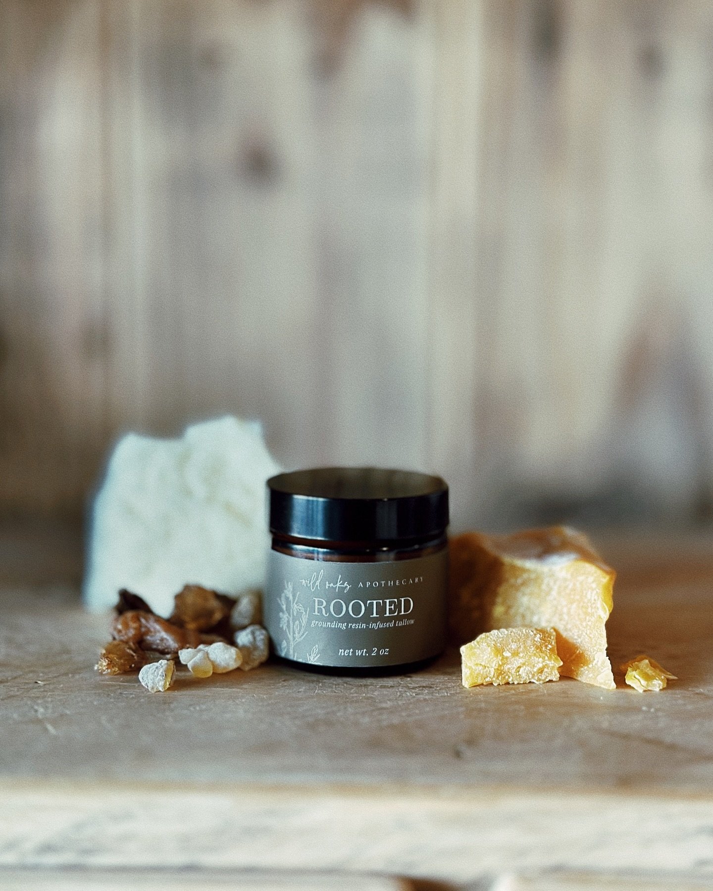 Rooted 🌱

I shouldn&rsquo;t have favorites&hellip;but I do. 

Rooted is an earthy, grounding tallow balm. It starts with grass fed tallow, rendered by us at our shop, which is then mixed with organic cold pressed jojoba oil and beeswax. 

We add a m