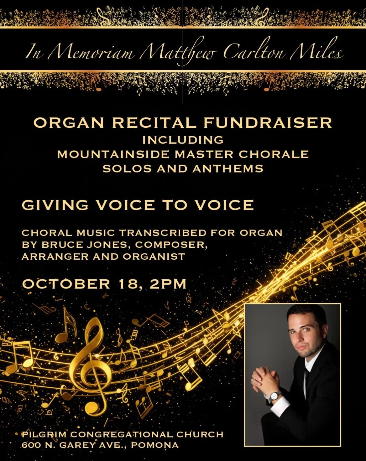 Please join us this Sunday in honor of Matthew Miles.