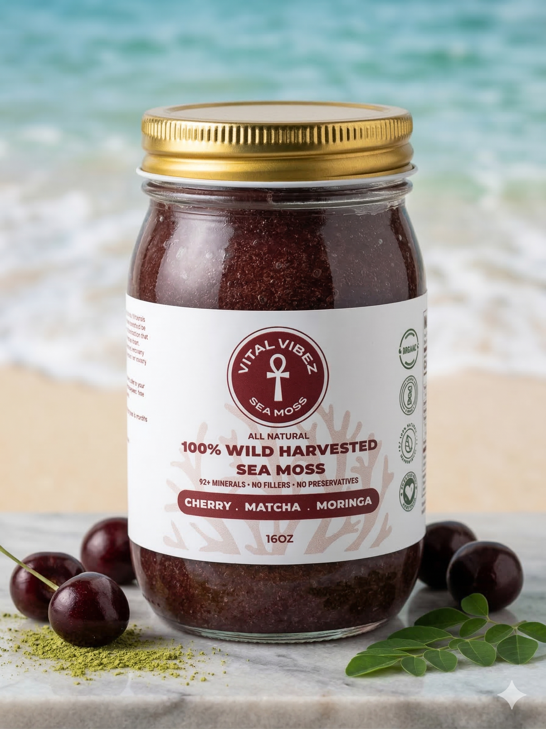 Cherry + Matcha + Moringa