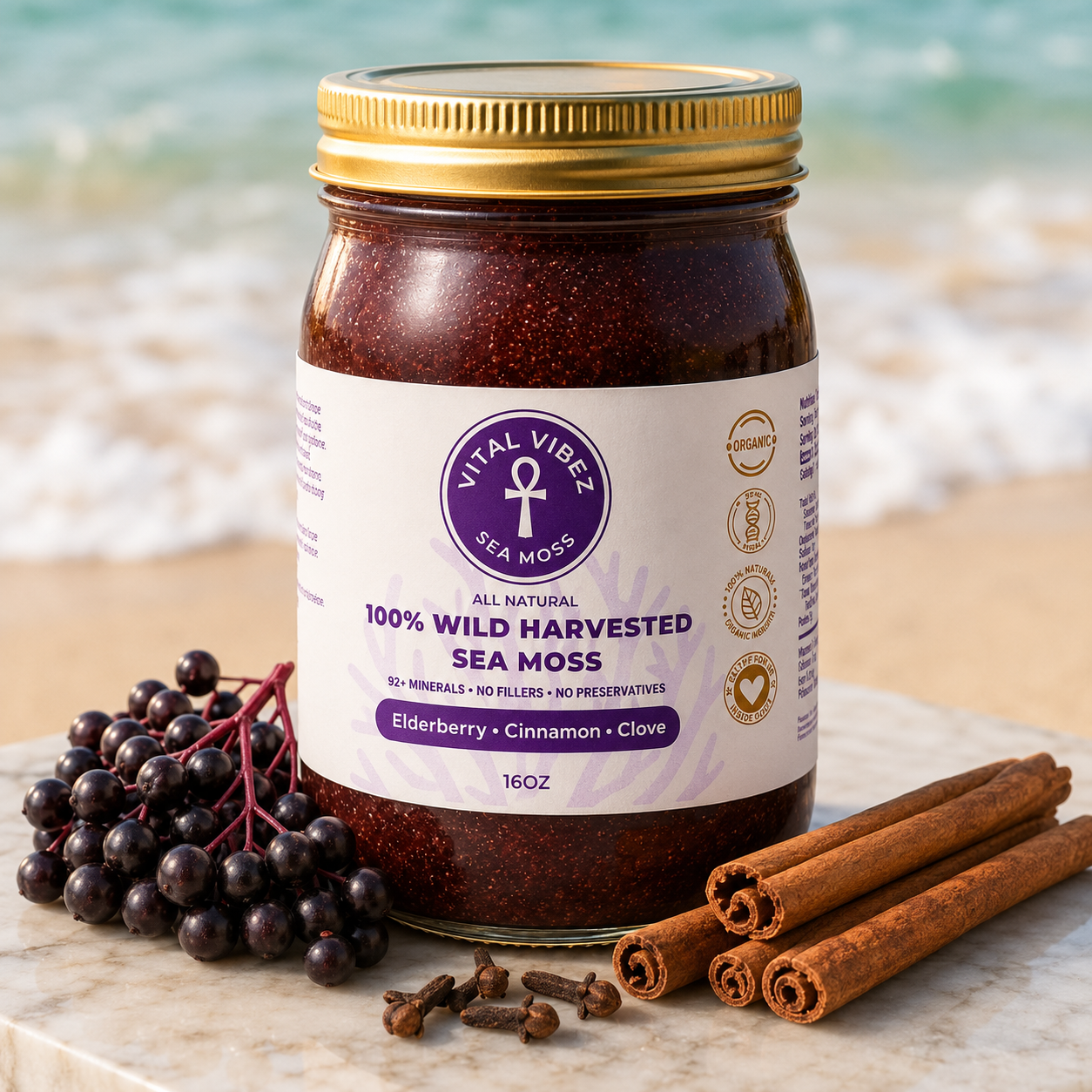 Elderberry + Cinnamon + Clove