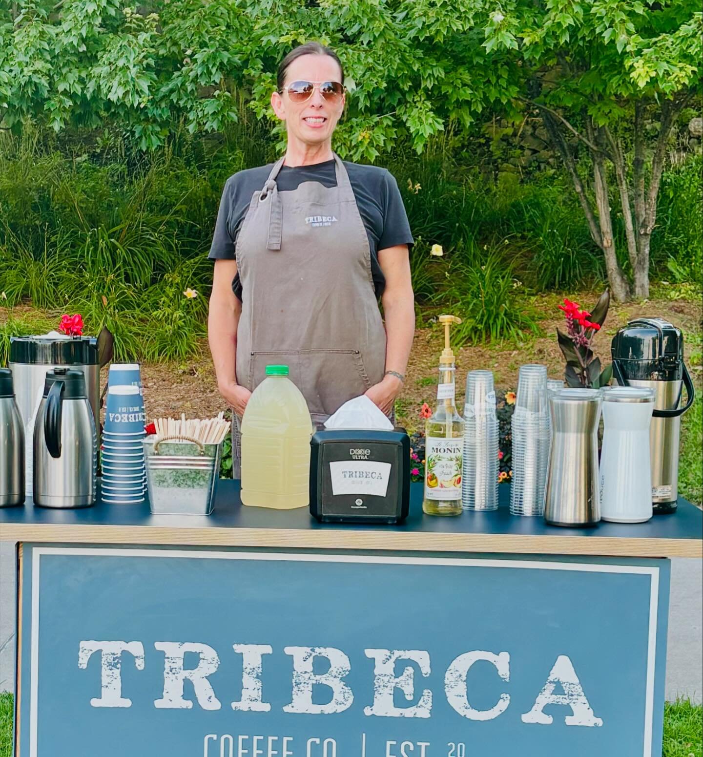 Christmas in July Movie Night at Spencer&rsquo;s Park ELF! Happy and Honoured to be asked to this awesome event and serve our amazing Iced Peach Tea Lemonade and medium roast batch brew Chelsea!  Feeling. grateful!