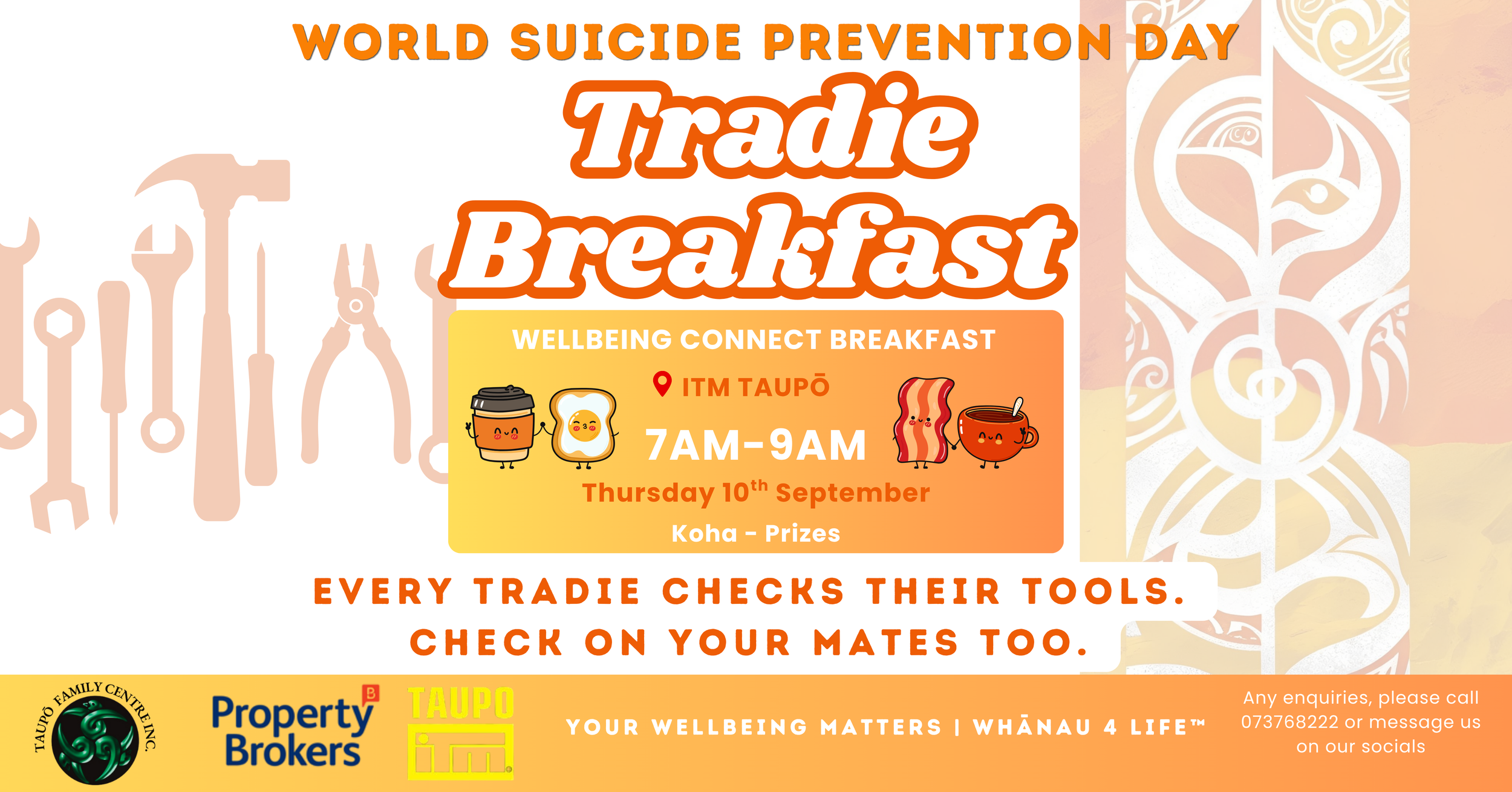 Wellbeing Connect Tradie Breakfast