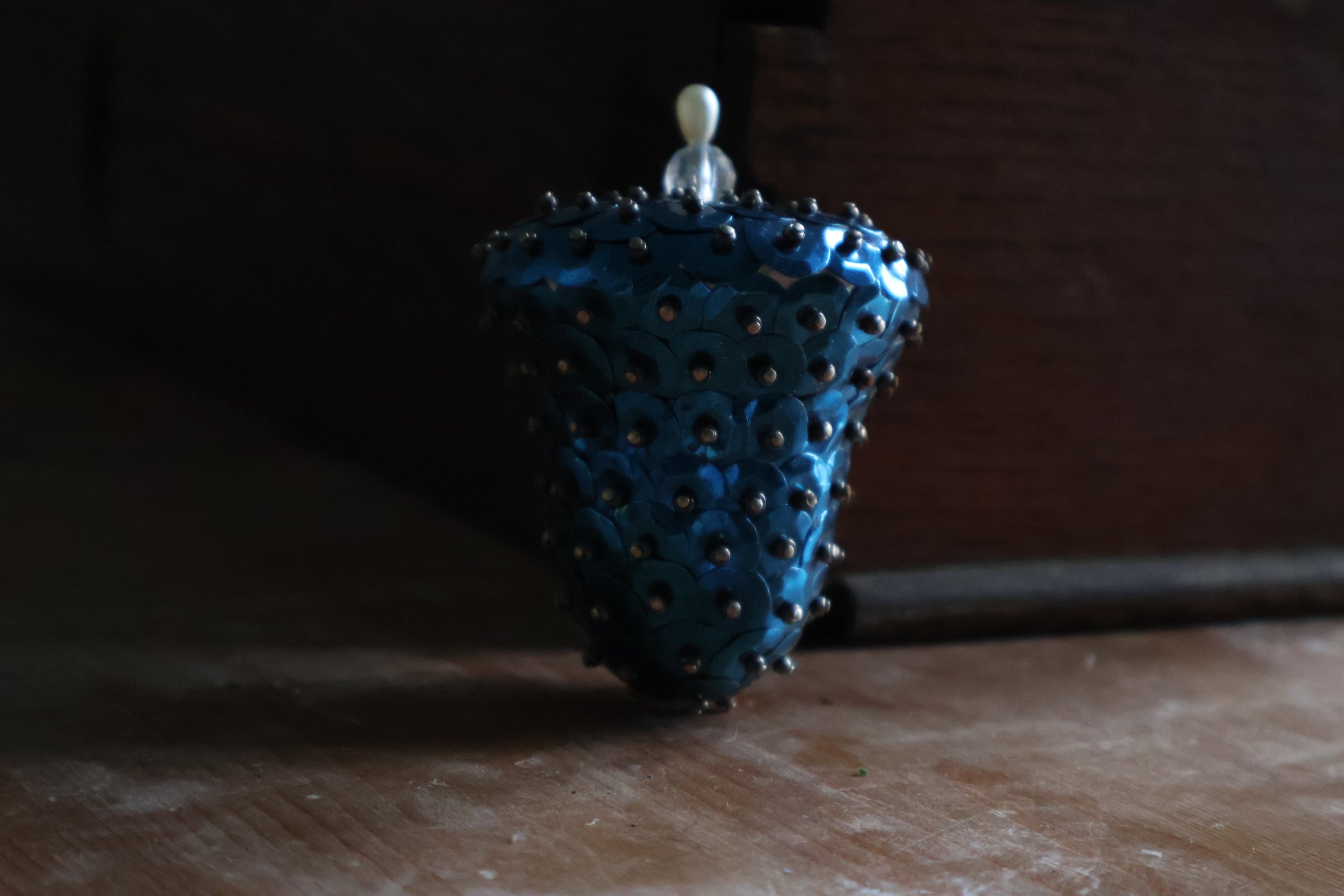 Blue Vintage Ornament