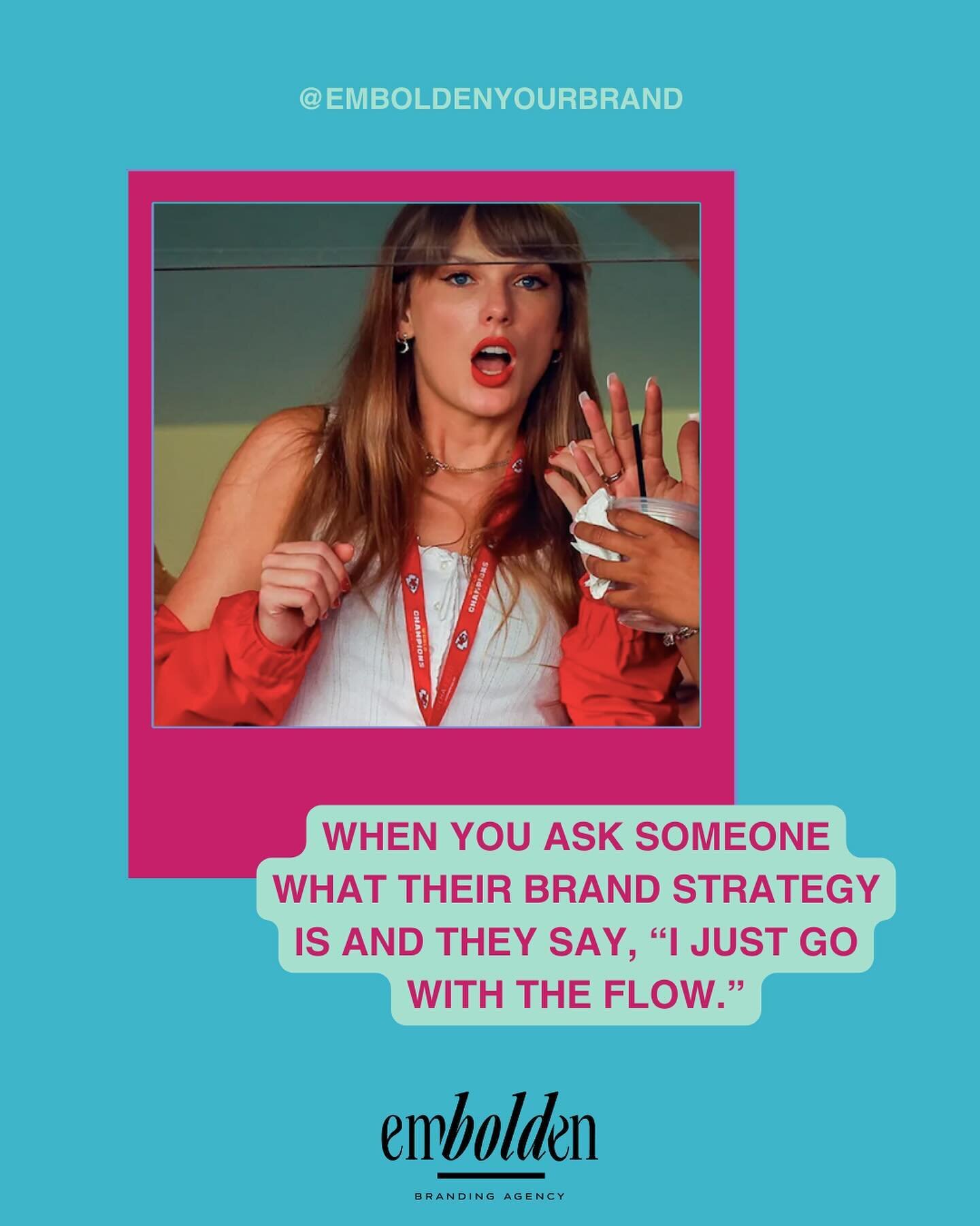 Taylor knows the vibes 📱💅

Are you going with the flow when it comes to your brand strategy? It&rsquo;s okay, we won&rsquo;t tell 🤫 Have you daydreamed of having an aesthetic + (more importantly) effective social media feed that provides value to 