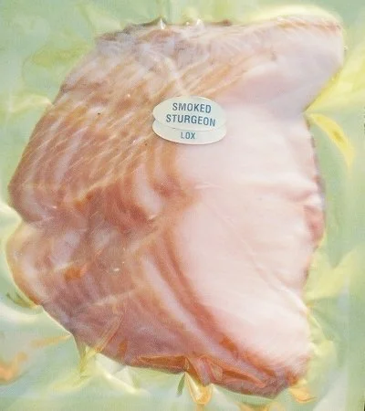 Cold Smoked Sliced Sturgeon