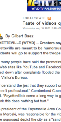 ABC 11 features Army's Army and Fayetteville 