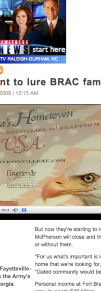 ABC 11 features Army's Army and Fayetteville