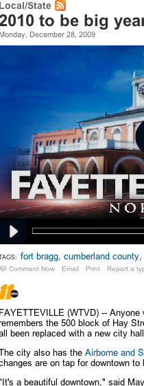 ABC11 features Fayetteville