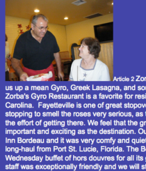Bob And Barb On The Road Again features Fayetteville