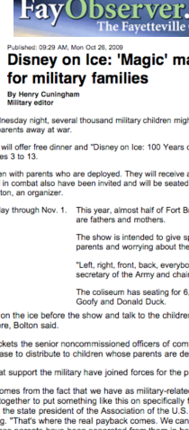 FAYETTEVILLE OBSERVER features Army’s Army