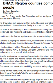 FAYETTEVILLE OBSERVER features Army’s Army