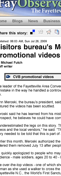 FAYETTEVILLE OBSERVER features Army’s Army