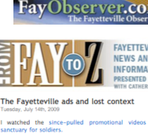 FAYETTEVILLE OBSERVER features Army’s Army