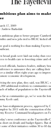 FAYETTEVILLE OBSERVER features Army’s Army