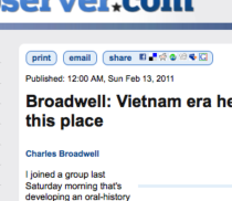 FAYETTEVILLE OBSERVER features Army's Army and Fayetteville