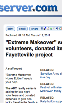 FAYETTEVILLE OBSERVER features Army's Army and Fayetteville