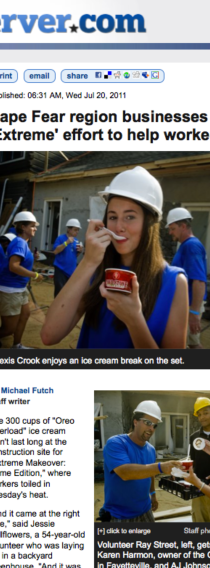 FAYETTEVILLE OBSERVER features Army's Army and Fayetteville 