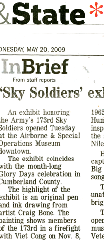 FAYETTEVILLE OBSERVER features Fayetteville