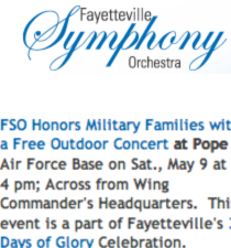 FAYETTEVILLE OBSERVER features Fayetteville