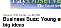 FAYETTEVILLE OBSERVER features Fayetteville